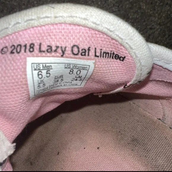 VANS Authentic Lazy Oaf Multi/Black Sneakers Men’s Size 6.5 Women’s 8 w/OG Box - Picture 10 of 10